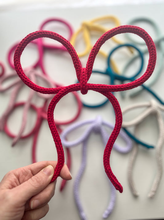 Knit Wire Bow - Cindy Lou