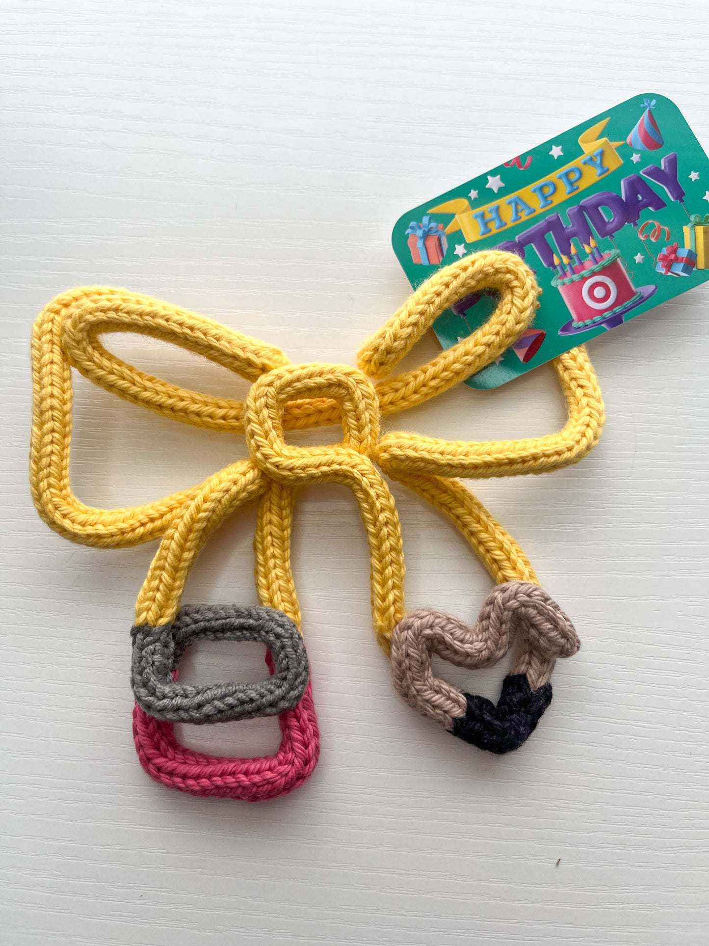 Knit Wire Bow - Classic Pencil