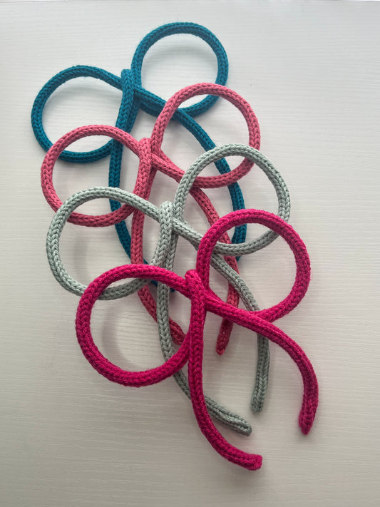 Knit Wire Bow - Loopy