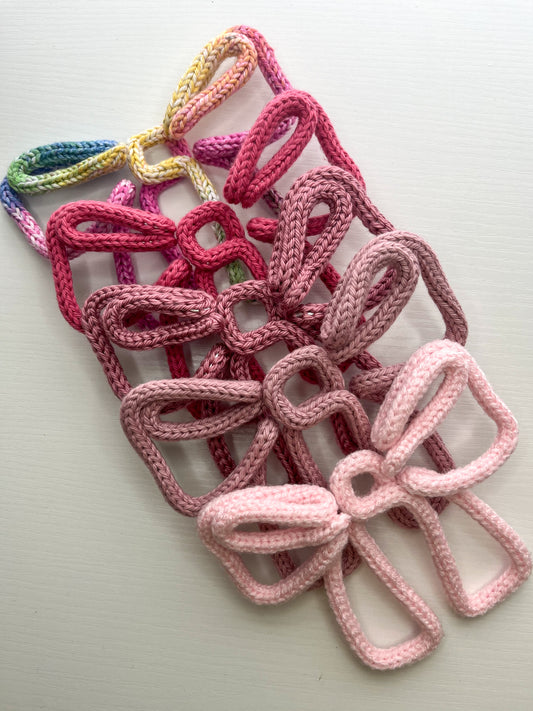 Knit Wire Bow - Classic