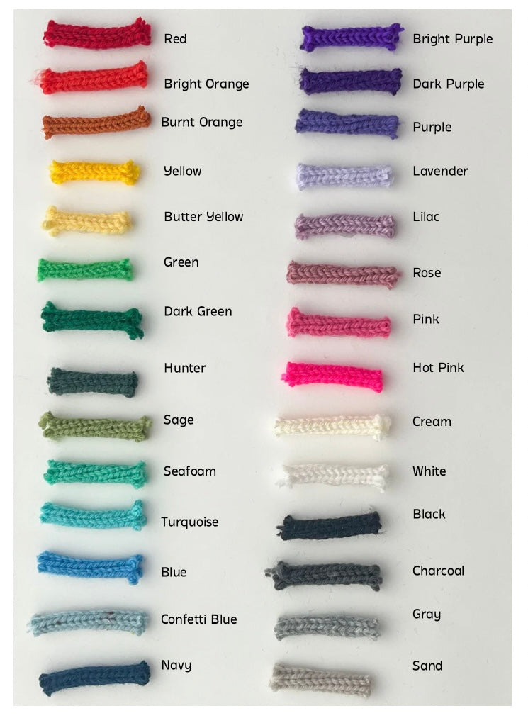 Large knit letter name -Custom